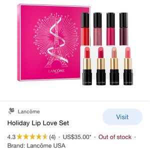 2/$30 - *RARE, BRAND NEW* - Lancôme Lip Love Set